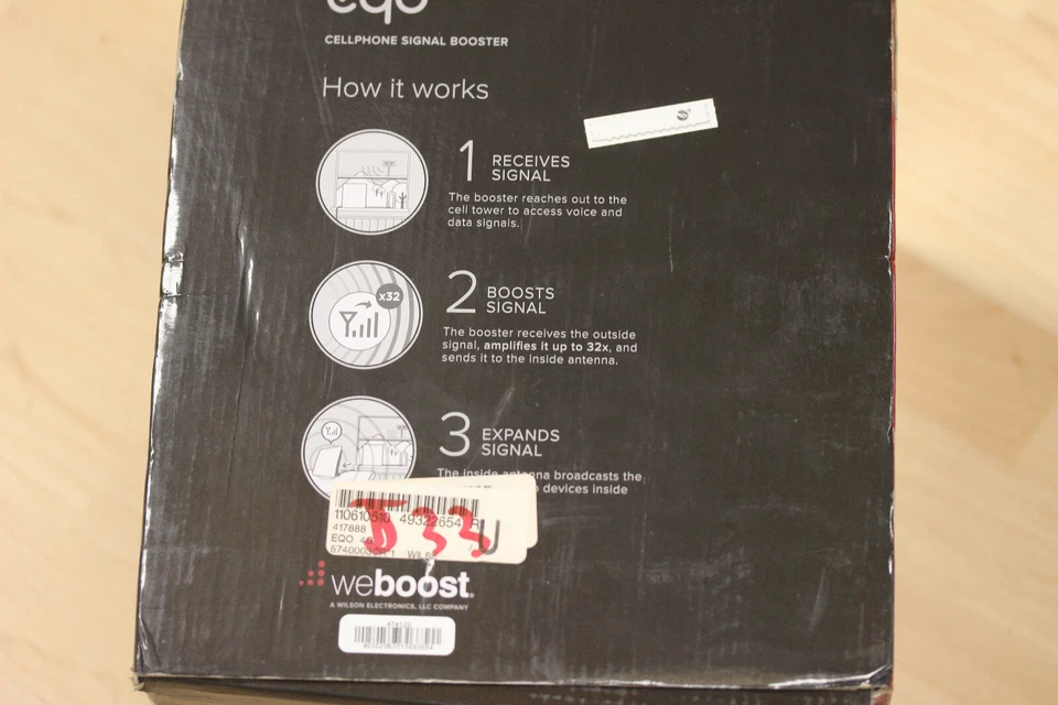 Weboost EQO 4g Cell Phone Signal Booster Kit 474120 (FOR REPAIR OR PARTS) - Image 3 of 4