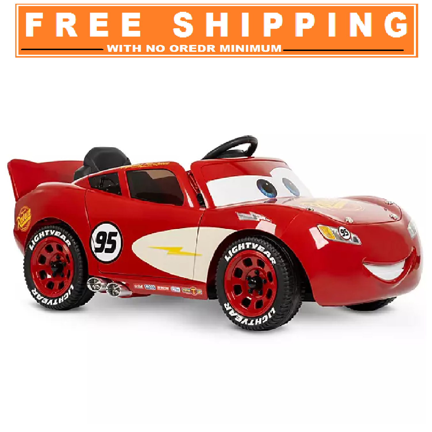 Disney Pixar 12V Cars Lightning McQueen Kids Ride-On