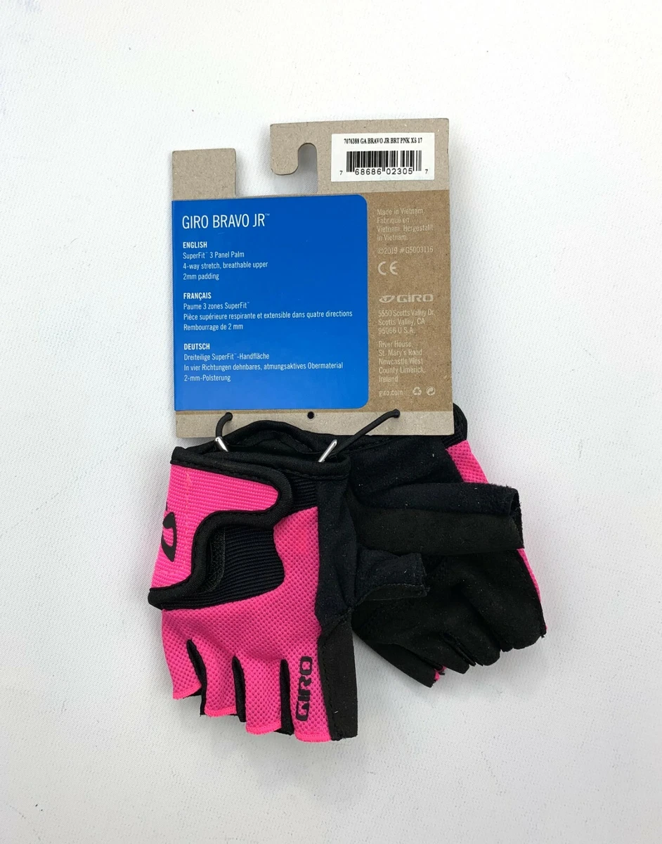 Giro Bravo JR Youth XS Cycling Gloves Pink New eBay
