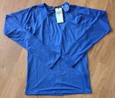 80 Women s RLX RALPH LAUREN Golf Blue Long Sleeve Shirt Wicking XSmall XS NWT
