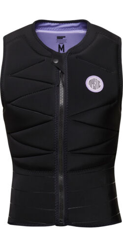 Mystic Womens Ruby Front Zip Impact Vest - Black