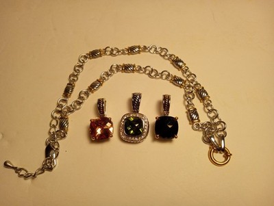 Park Lane ~ Signature Enhancer 18'' Necklace & 3 Pendants