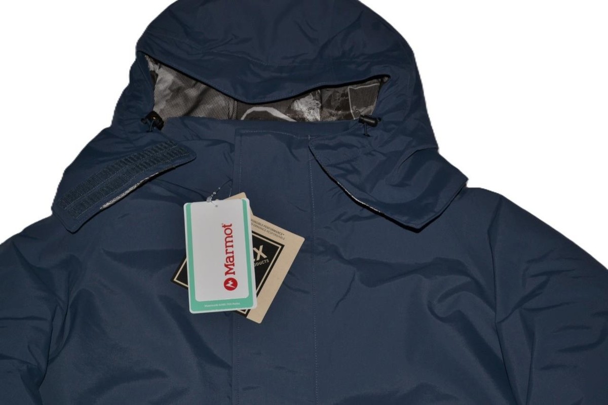 AUTHENTIC MARMOT GORE TEX MEN'S MAMMOTH PARKA Thunderhead Hickory