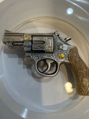 2 Oz Silver Coin 2024 Cameroon Revolver NGC MS 70 Antiqued First