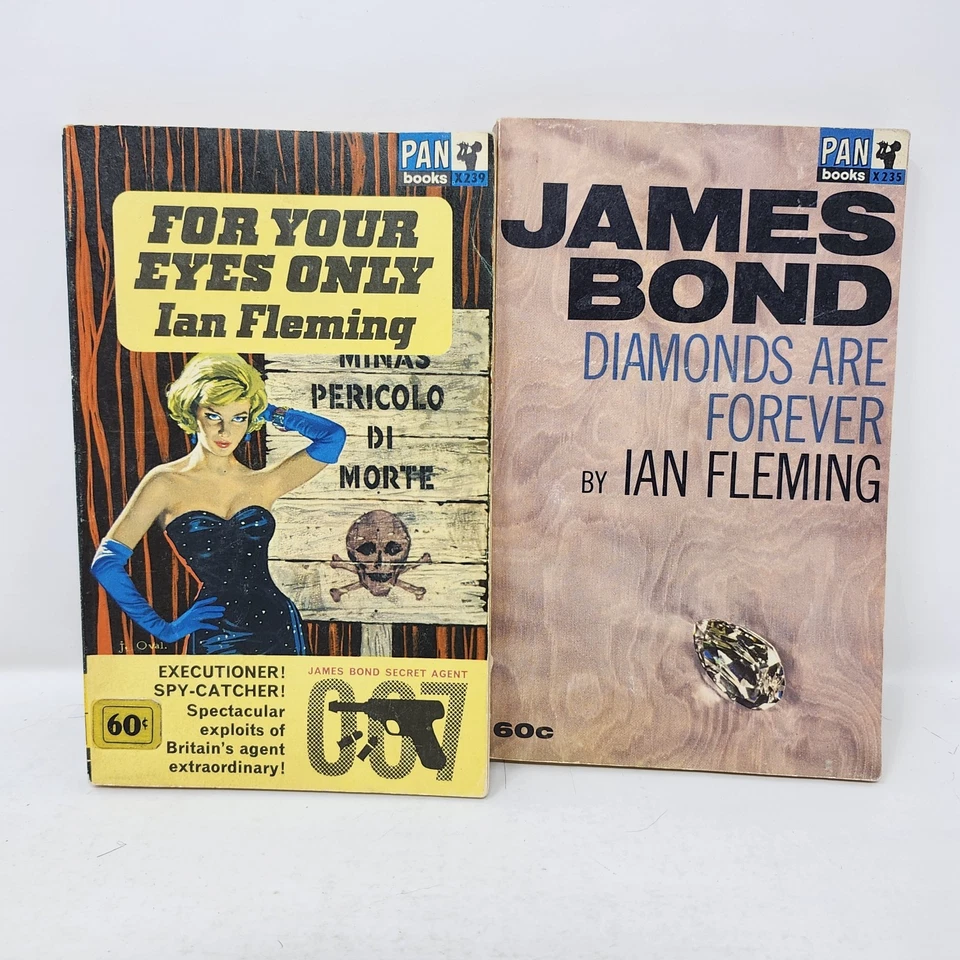 James Bond 007 Lote de 8 libros de bolsillo Ian Fleming Pan Foto 4 de 4