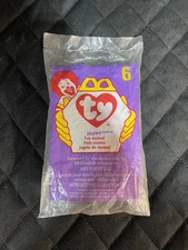 McDonald's Happy Meal Toy - TY Teenie Beanie Babies #6 Happy the Hippo SEALED