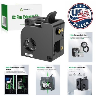 Upgrade Your 3D Printer: K2 Plus Extruder Kit with 80N Control & Durability