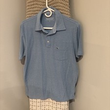 Vineyard Vines Men's Short Sleeve Polo Shirt Light Blue Size Men  s Small