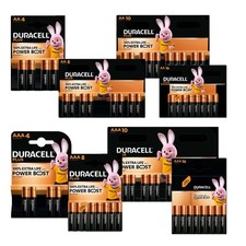 Image of Duracell Plus Power Boost AA AAA Alkaline Batteries Up to 150% Extra Life LR6 LR