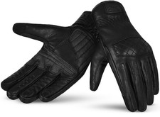 Cortech Fastback 2.0 Mens Leather Motorcycle Gloves Black