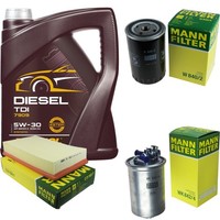 Mann Inspektionspaket 5L Mannol Diesel TDI 5W-30 FüR VW Passat Variant 1.9