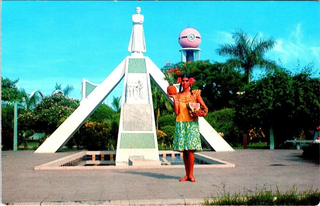 Republica de Nicaragua - Tarjeta Postal Central America Postcard