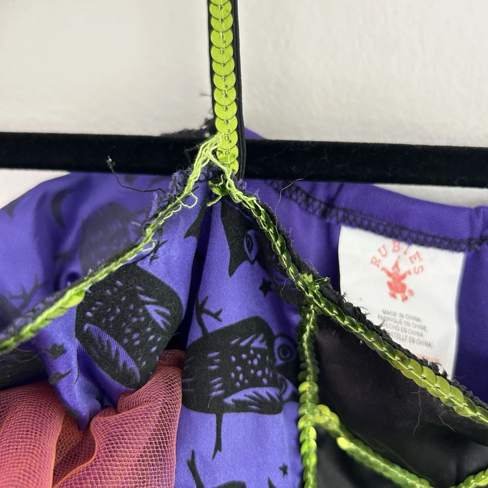 Witch Costume Girls light up Not Tested Size Small orange Owl - Image 4 of 4