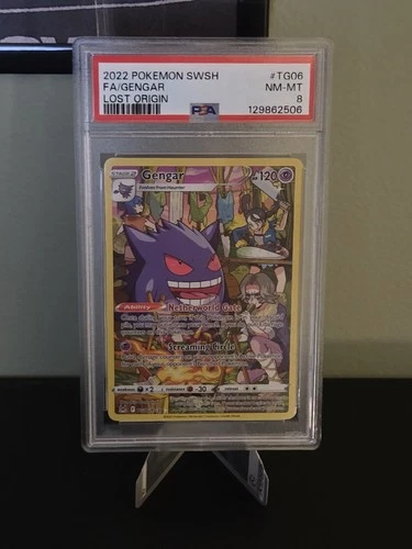 Gengar TG06/TG30 Swsh11: Lost Origin Trainer Gallery Holo PSA 8