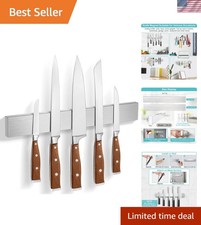 Magnetic Knife Holder for Wall, Knife Magnetic Strip Magnetic Knife Holder fo...