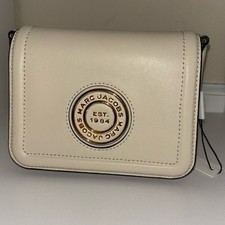 Marc Jacobs H900L01RE21 Insignia Women's Leather Full Flap Shoulder Bag $450