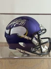 Fanatics Authentic Minnesota Vikings Adrian Peterson Signed mini Helmet w/case