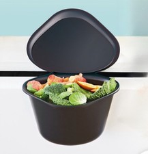 Tupperware Adretto schwarz 2,5 l Alles im Reinen Biomüll Tischabfalleimer NEU