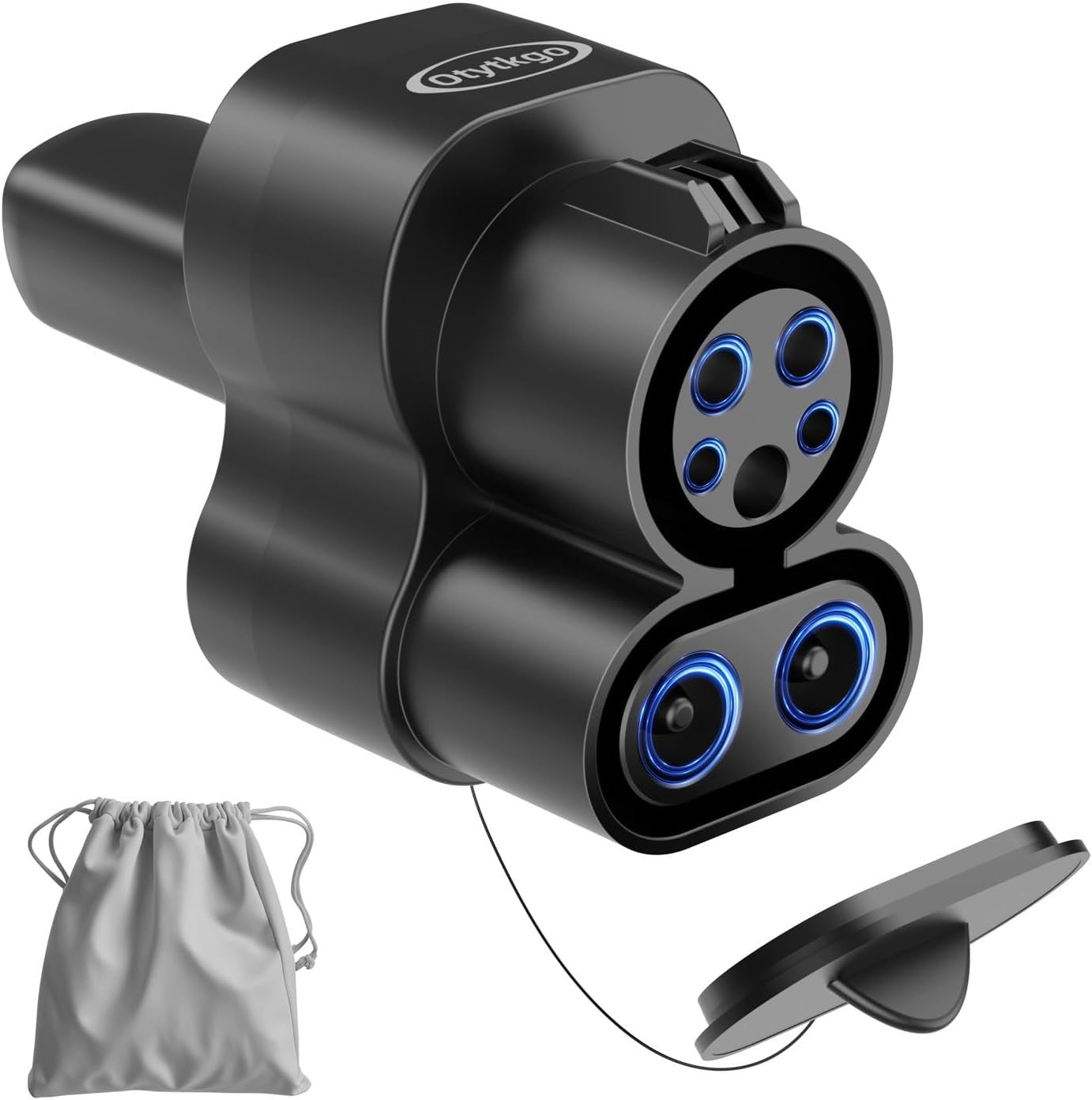 2-in-1 CCS & J1772 to Tesla Adapter, 250KW/80A DC/AC Supercharger CCS1 to NACS