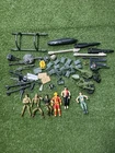 Vintage Lot of 1986 GI Joe Action Figures Acessories Weapons Parts Hasbro