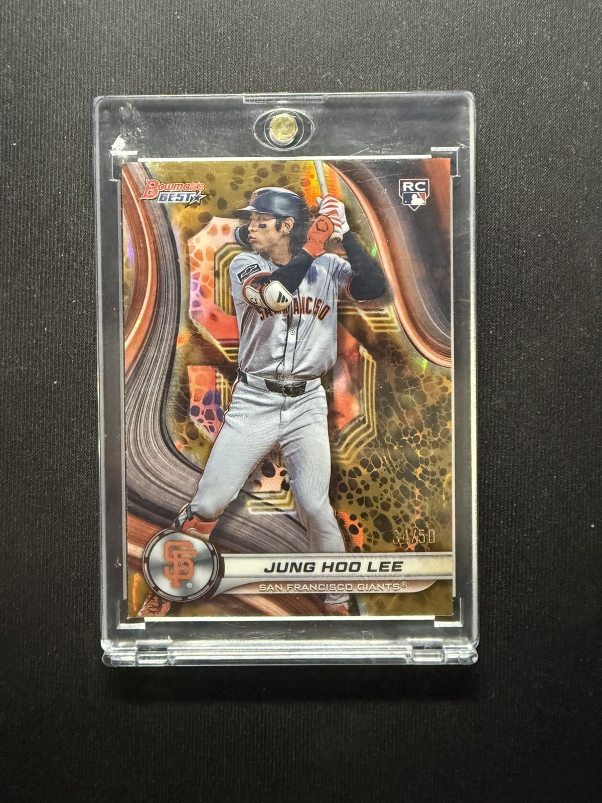 2024 Bowman's Best - Jung-Hoo Lee #57 Gold Refractor /50 (RC)