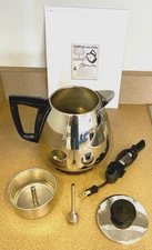 Salad Master Jet O Matic Model #10 Tea Brewer Kettle Coffee Pot Maker Stainless