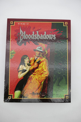 The World of Bloodshadows RPG Board Game 1994 D&D komplett