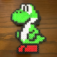 Handmade Perler Fuse Bead Yoshi