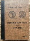 13 Silver Morgan Dollars 1897-1921 Archived In A Library Of Coins Album