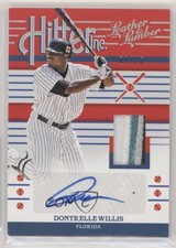 2019 Panini Leather & Lumber 9/25 Dontrelle Willis #HI-DW Auto b9e
