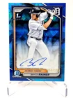 2024 1st Bowman Chrome Sapphire Bryce Rainer Blue Sapphire Auto /199 CPA-BR