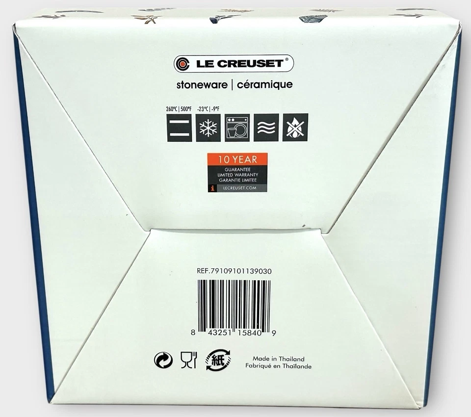 Juego de 4 mini ramekins de gres colección Le Creuset Botanique nuevos en caja Foto 2 de 4