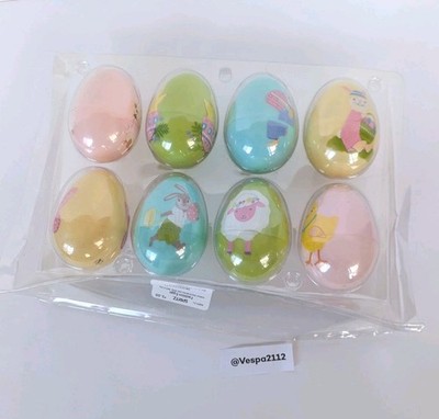 Target Bullseye Playground Bunny Easter Eggs Plastic Fillable Egg Hunt 8pc Set 
