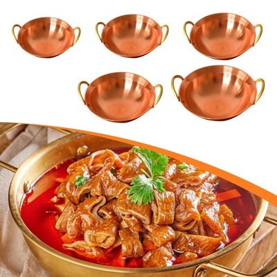 Kupfer Hot Pot leicht zu reinigen Suppentopf für Restaurant Familientreffen Party