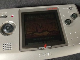 SNK NEOGEO POCKET Color NGPC PLATINUM SILVER Console Boxed NEO GEO set-g0513-