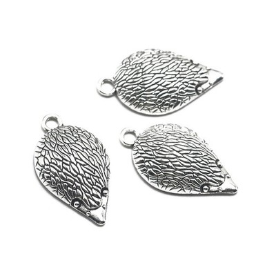  20 Stück Legierung Anhänger Igel Charms DIY Schmuck Herstellung Zubehör für