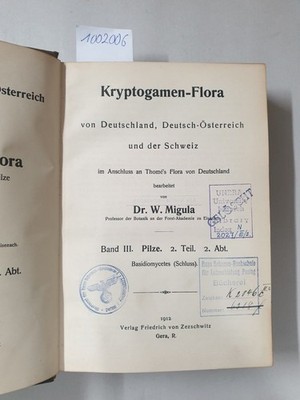 Krpytogamen-Flora von Deutschland, Deutsch-Österreich und der Schweiz Ba 2002006