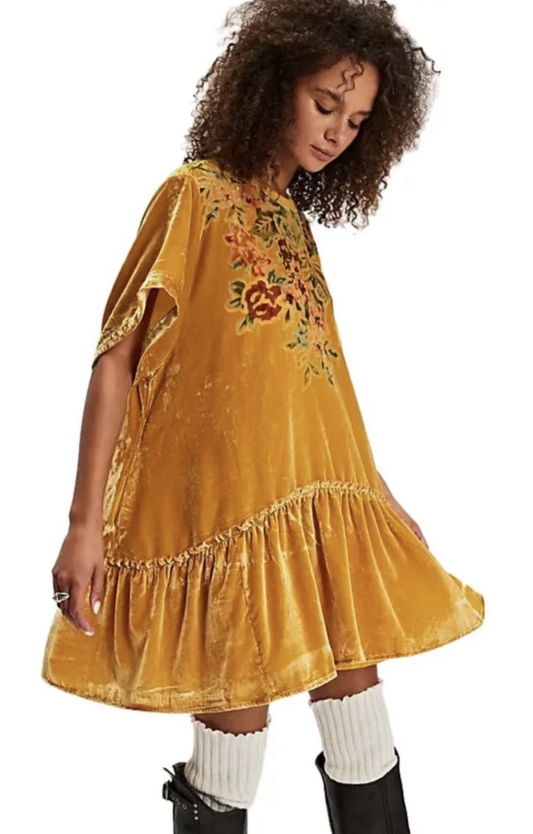 Free People Velvet Floral Dresses for Women for sale | eBay