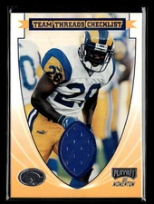 1999  Playoff Momentum SSD #TTC27 Marshall Faulk  Team Thread Checklists