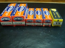 5  1 Vintage Raytheon Radio  Television Tubes
