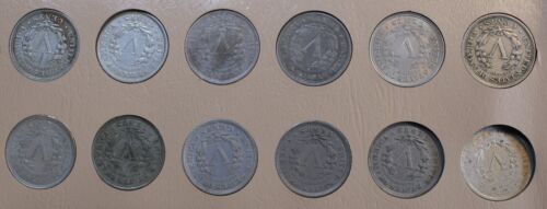 1883-1912-D Liberty V Nickels Dansco carpeta de álbum alto grado en su mayoría F-UNC LN22 - Imagen 9 de 10