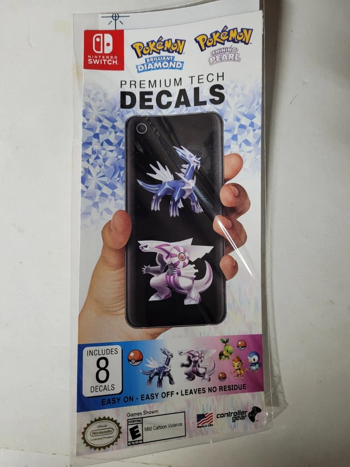 Pokemon Brilliant Diamond And Shining Pearl Premium Tech Decals Target Exclusive - Image 2 of 2