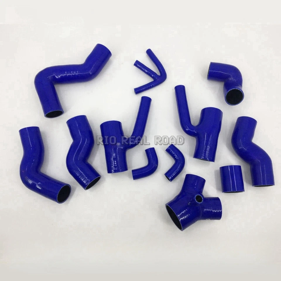 Kit de manguera de admisión de inducción de silicona biturbo 2,7 L para Audi A6 C5 4B S4 B5 Allroad Foto 2 de 4