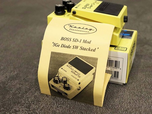 Keeley BOSS SD-1 Mod 5Ge Diode SW Stacked Used Overdrive - Picture 8 of 8