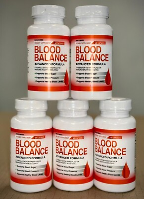 #ad #ad 5 pack Blood Balance Advanced Formula 300 caps Health Sugar levels pressure $46.98