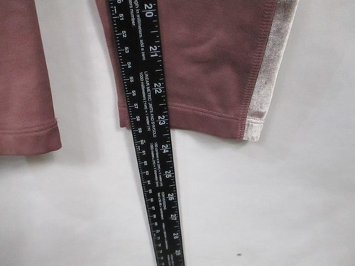 Victoria's Secret Damen Leggings klein lila kuschelig PINK Samt Taschen Stretch - Bild 9 von 10