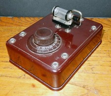 Radio galena LUXOR de baquelita, c1920