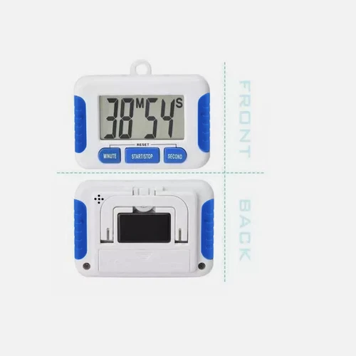 2pcs Digital Kitchen Timer Magnetic Cooking LCD Large Count Down Clear Alarm Egg - Picture 9 of 9
