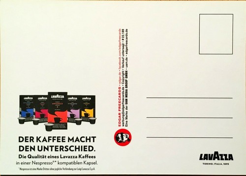 # 22.189 - Lavazza Kaffee - Heute lass ich es mal ganz - Edgarkarte edgarcard - Picture 2 of 2