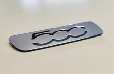SIGLA SCRITTA 500 MODANATURA LATERALE FIAT 500 2007 DESTRA DX FREGIO LOGO STEMMA